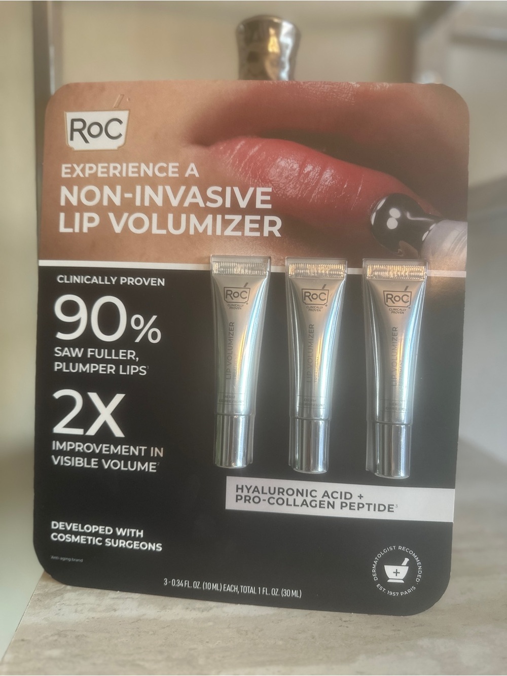 RoC Silver Non-Invasive Lip Volumizer Trio - Silver